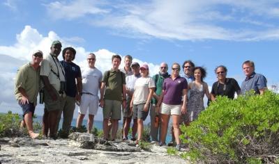 Group at Leon Levy Nature Preserve